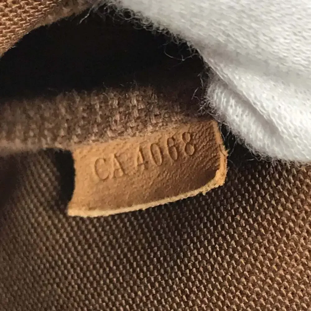 LOUIS VUITTON Brown Monogram Canvas Pochette Shoulder Bag